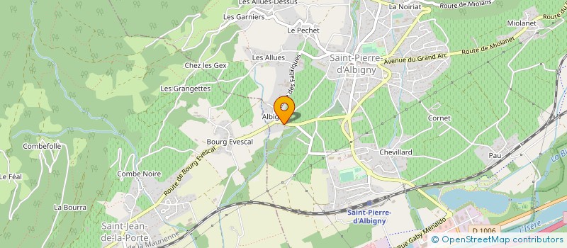 localisation de l'entreprise GM EXECUTIVE  LA MOTTE-SERVOLEX