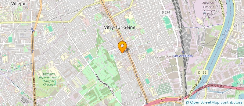 localisation de l'entreprise GM EXPRESSE à VITRY-SUR-SEINE