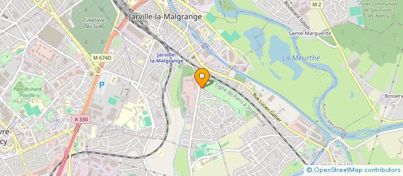 localisation de l'entreprise GM FIBRE à JARVILLE-LA-MALGRANGE