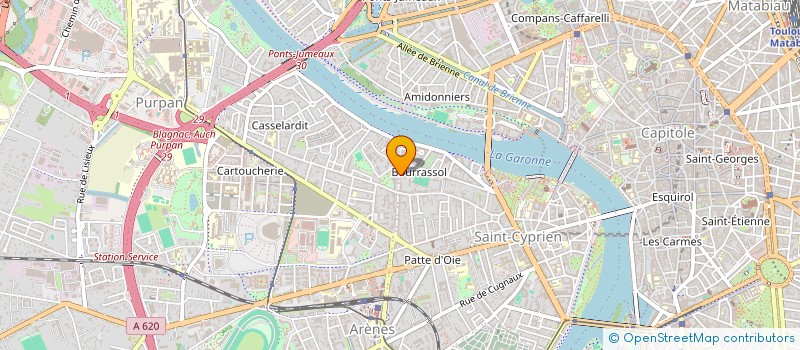 localisation de l'entreprise GM FINANCE à TOULOUSE