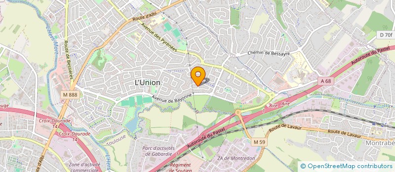 localisation de l'entreprise GM FONCIER à L'UNION