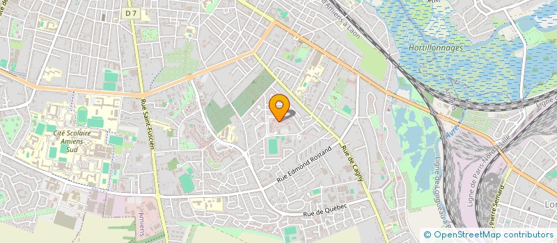 localisation de l'entreprise GM FRET-EXPRESS  AMIENS