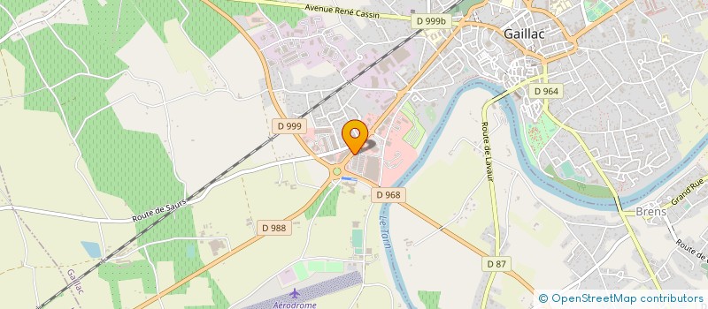 localisation de l'entreprise GM GAILLAC à GAILLAC