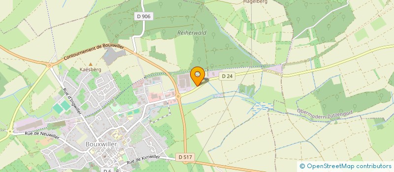 localisation de l'entreprise GM GESTION  BOUXWILLER