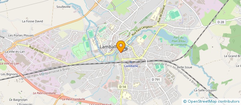 localisation de l'entreprise GM GESTION à LAMBALLE-ARMOR