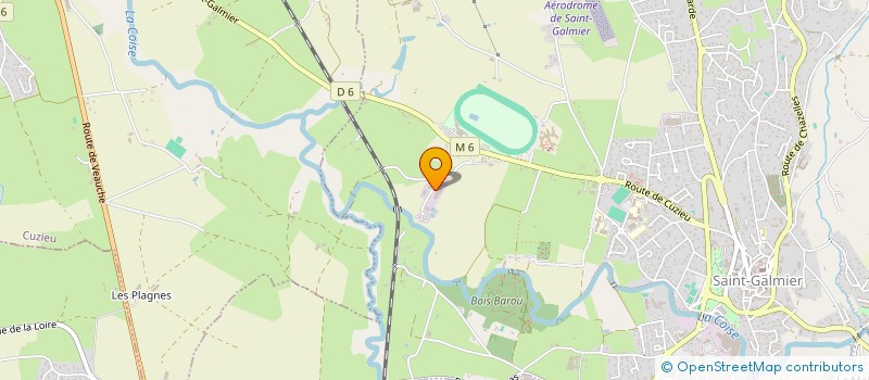 localisation de l'entreprise GM GESTION  SAINT-GALMIER