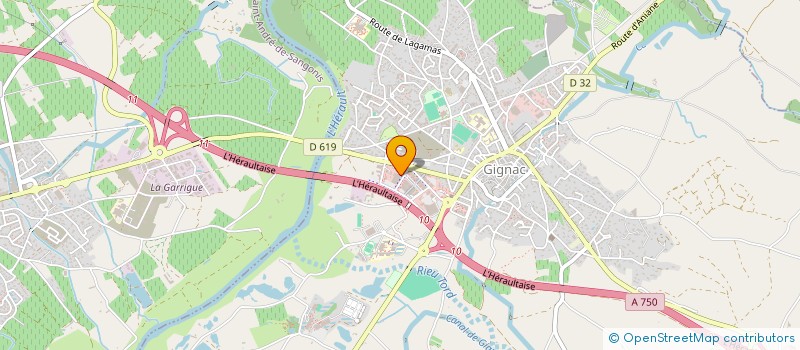localisation de l'entreprise GM GIGNAC à GIGNAC