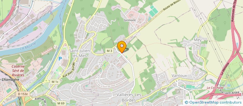 localisation de l'entreprise GM GREEN CONCEPT  SAINT-JULIEN-LES-METZ