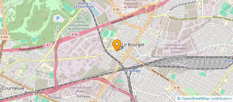 localisation de l'entreprise GM HOME à LE BOURGET