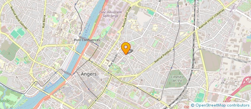 localisation de l'entreprise GM IMMO à ANGERS