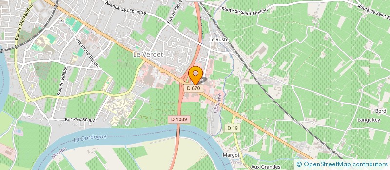localisation de l'entreprise GM IMMO  LIBOURNE