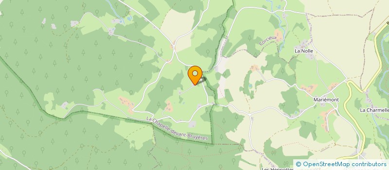 localisation de l'entreprise GM IMMO  LA CHAPELLE-DEVANT-BRUYERES