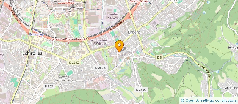localisation de l'entreprise GM IMMOBILIER à EYBENS