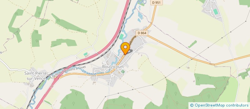 localisation de l'entreprise GM IMMOBILIER à BOULZICOURT