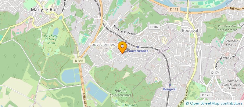 localisation de l'entreprise GM IMMOBILIER à EGUZON-CHANTOME
