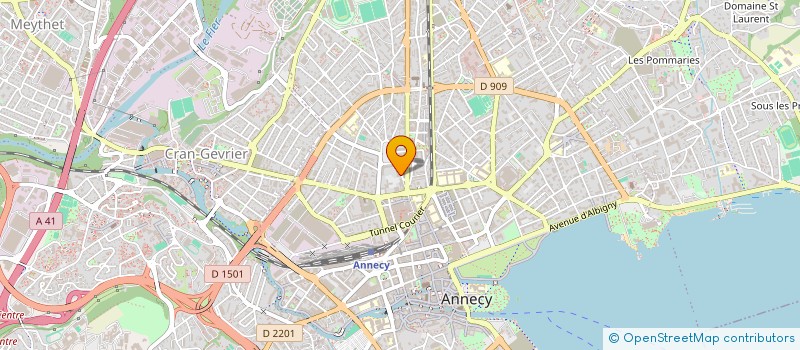 localisation de l'entreprise GM INTERIM à ANNECY