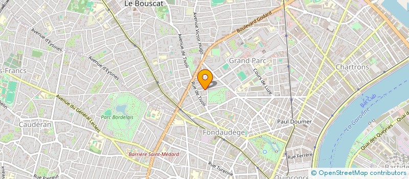 localisation de l'entreprise GM INVEST  BORDEAUX