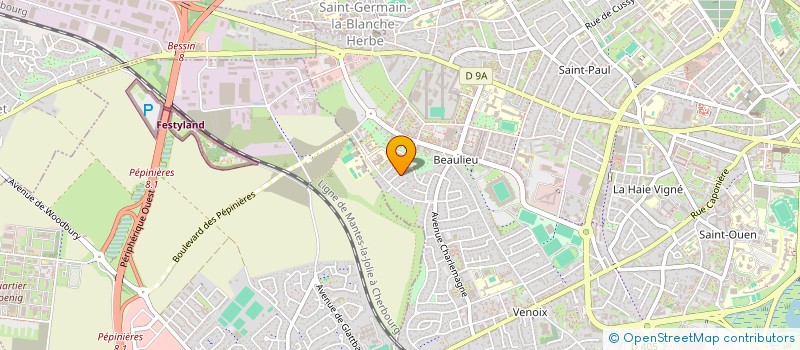 localisation de l'entreprise GM INVEST à CAEN