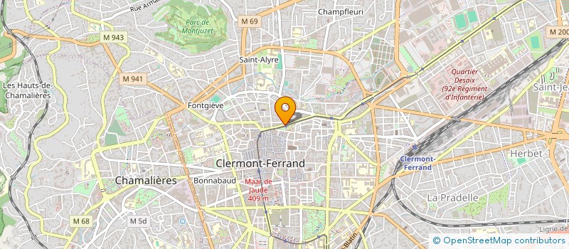 localisation de l'entreprise GM INVEST  CLERMONT-FERRAND