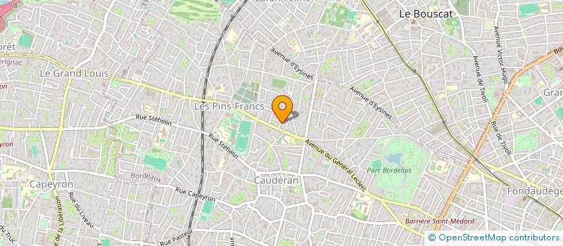 localisation de l'entreprise GM INVEST  BORDEAUX