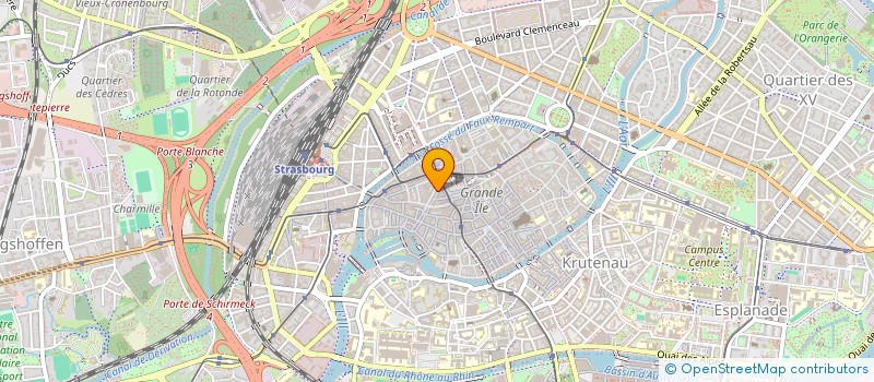 localisation de l'entreprise GM INVEST à STRASBOURG
