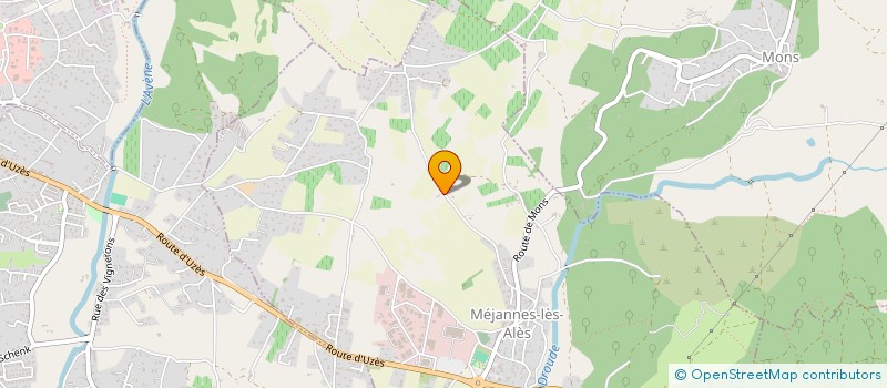 localisation de l'entreprise GM INVESTISSEMENT  MEJANNES-LES-ALES