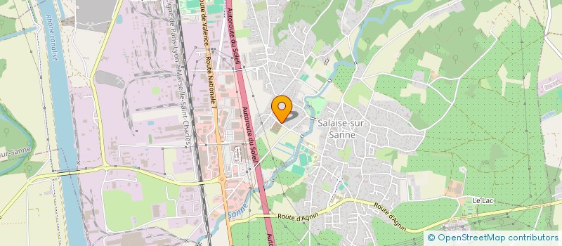 localisation de l'entreprise GM INVESTISSEMENTS  SALAISE-SUR-SANNE