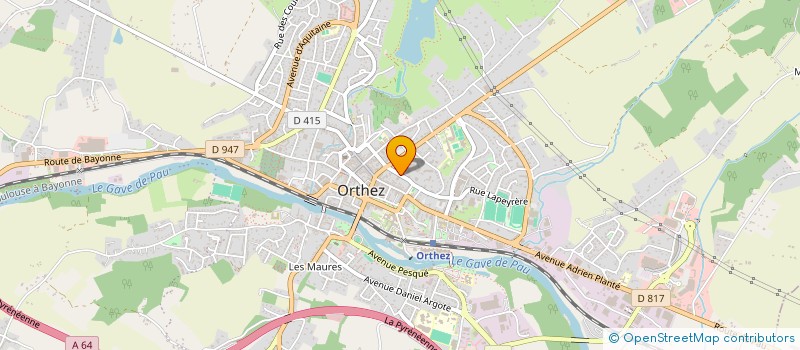 localisation de l'entreprise GM INVESTISSEMENTS  ORTHEZ