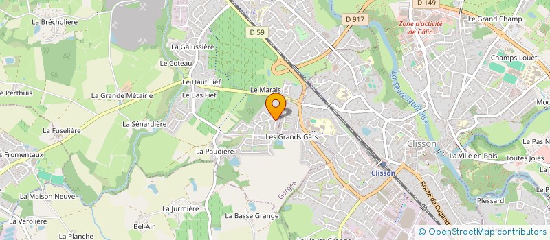 localisation de l'entreprise GM IT CONSULT  GORGES