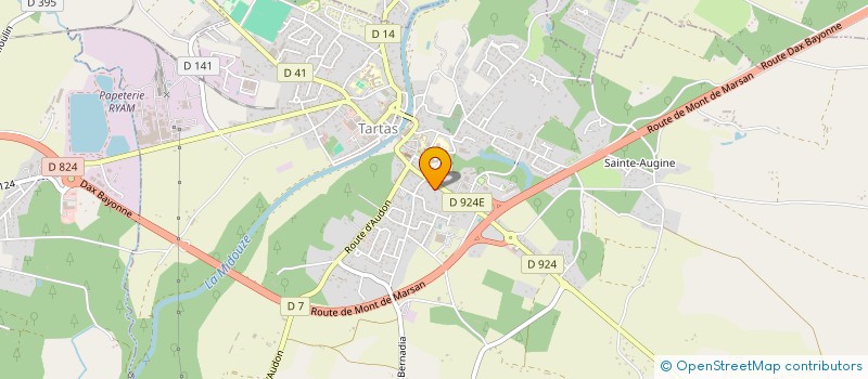 localisation de l'entreprise GM JOINTS  TARTAS