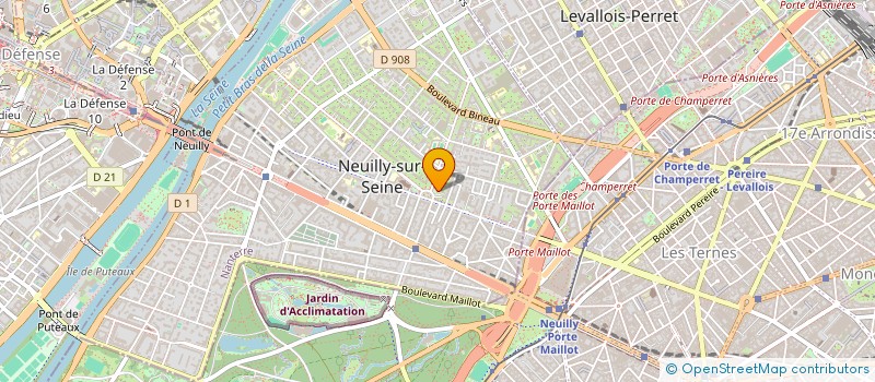 localisation de l'entreprise GM KEY à NEUILLY-SUR-SEINE
