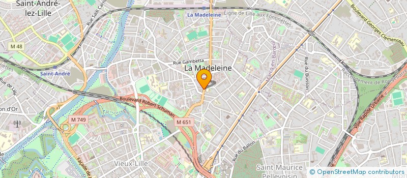 localisation de l'entreprise GM.LC à LA MADELEINE