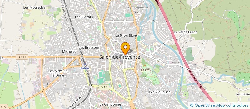 localisation de l'entreprise GM LES GALERIES FARFOUILLETTES  SALON-DE-PROVENCE