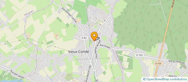 localisation de l'entreprise GM LOCATION  VIEUX-CONDE