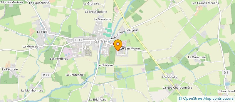 localisation de l'entreprise GM LOGISTIQUE  SAFFRE