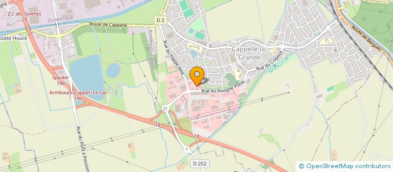 localisation de l'entreprise GM MAREYEUR  CAPPELLE-LA-GRANDE