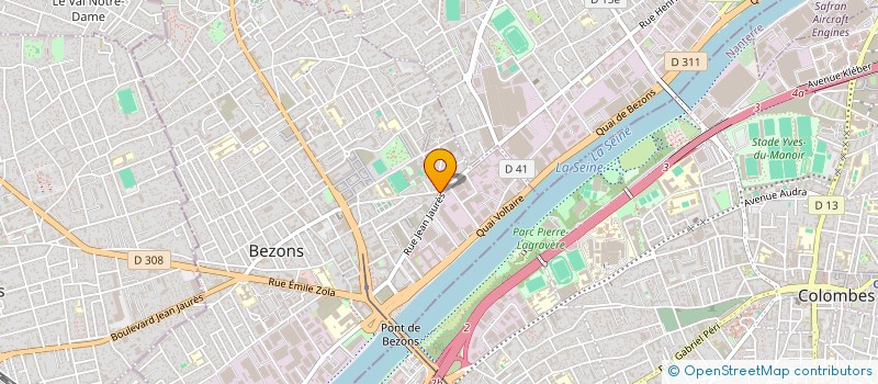localisation de l'entreprise GM MARKET à BEZONS