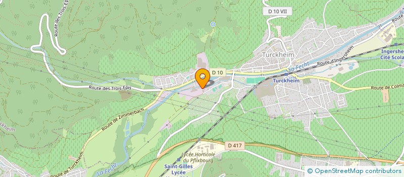 localisation de l'entreprise GM MATERIEL TP à TURCKHEIM