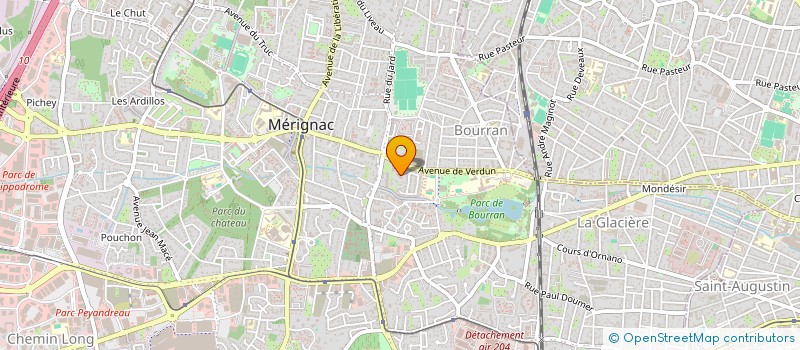 localisation de l'entreprise GM MEDIATION  MERIGNAC