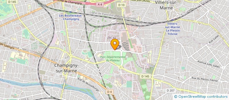 localisation de l'entreprise GM MULTITECH à CHAMPIGNY-SUR-MARNE