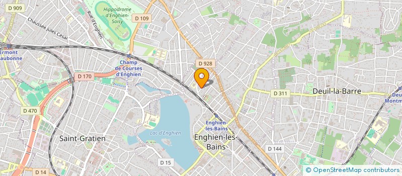 localisation de l'entreprise GM OPTICK 95  ENGHIEN-LES-BAINS