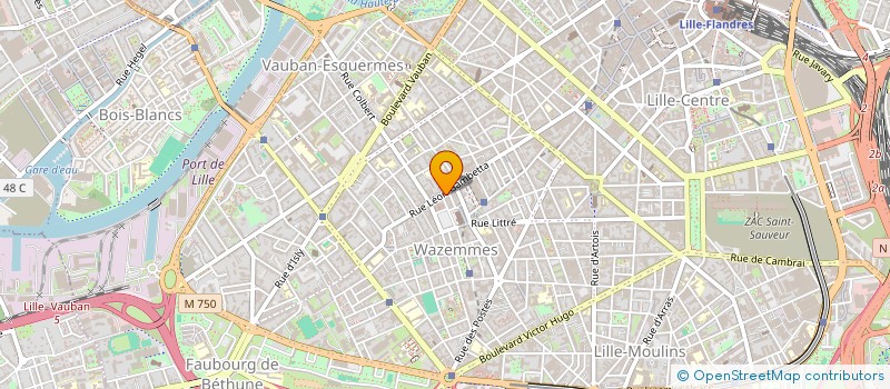 localisation de l'entreprise GM PATRIMOINE à LILLE