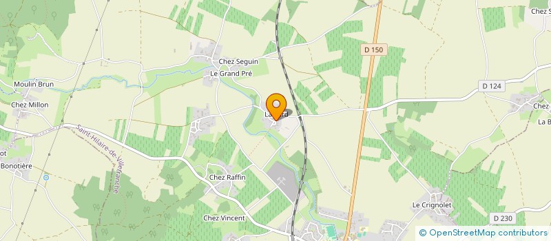 localisation de l'entreprise GM PATRIMOINE  VILLARS-LES-BOIS