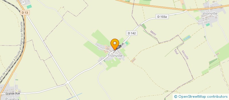 localisation de l'entreprise GM PEINTURE  TRONVILLE