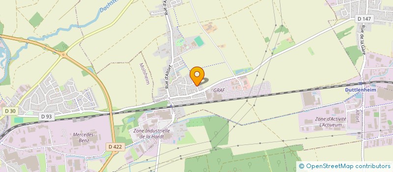 localisation de l'entreprise GM PHARMA CONSEILS  DACHSTEIN