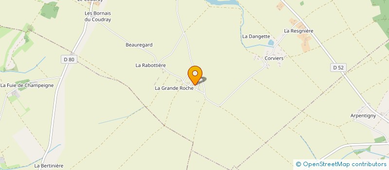 localisation de l'entreprise GM PROD  LUZILLE