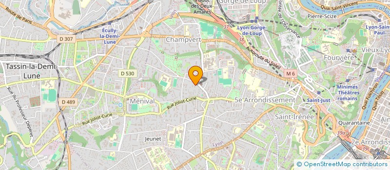 localisation de l'entreprise GM PRODUCTION à LYON