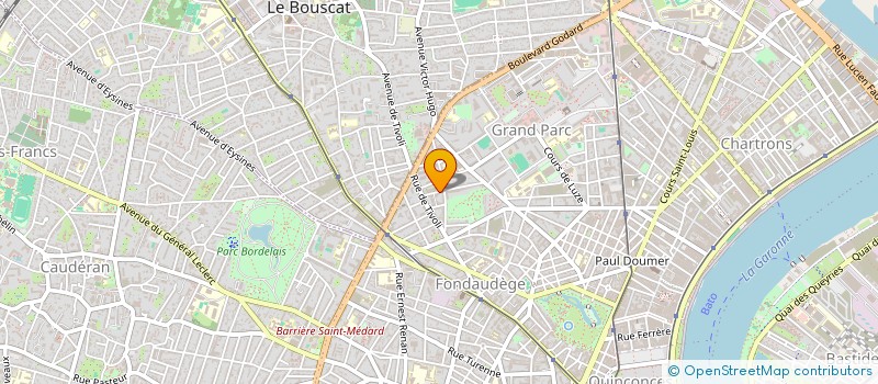 localisation de l'entreprise GM PROPERTY  BORDEAUX