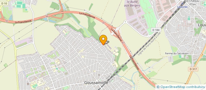 localisation de l'entreprise GM RENOV  GOUSSAINVILLE