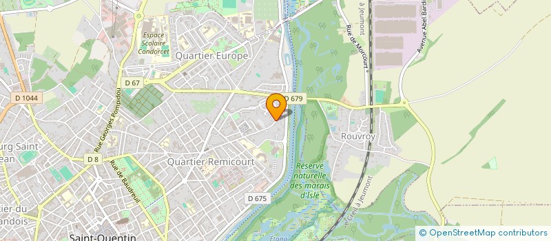localisation de l'entreprise GM RENOV à SAINT-QUENTIN